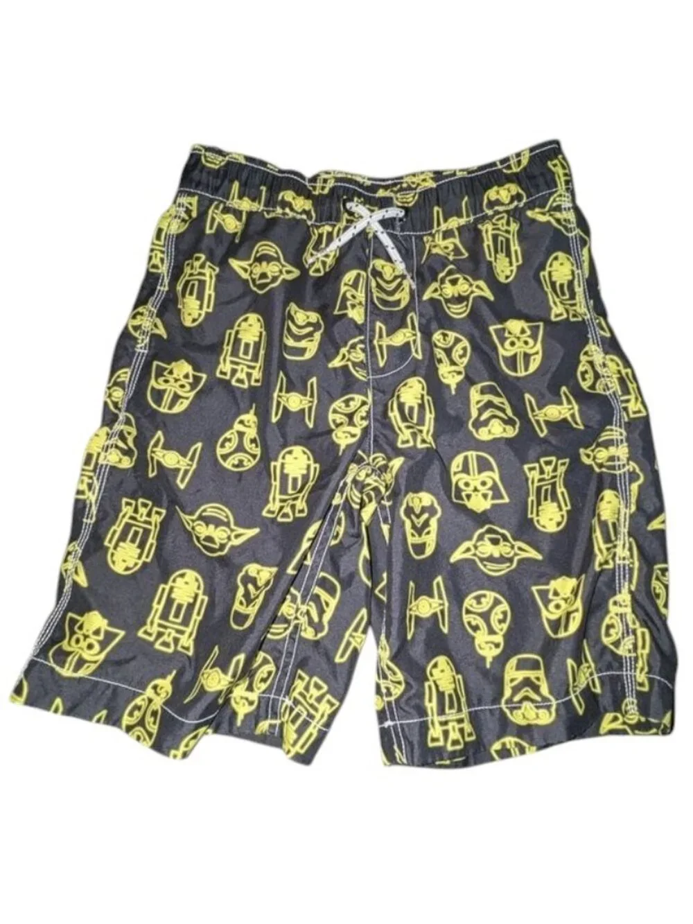 GAP Kids Star Wars Yoda Darth Vader R2-D2 Storm Trooper Elastic Waist Swim Trunk